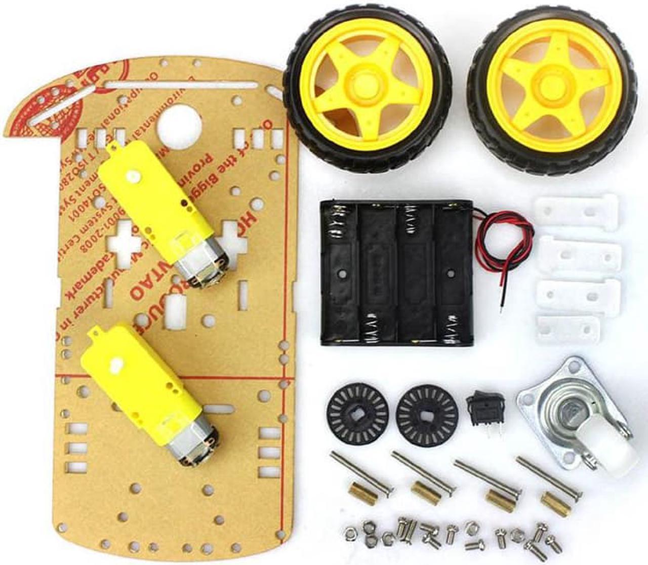 03541 - 2 WHEEL DRIVE MOTOR CHASSIS BATTERY BOX KIT FOR ARDUINO