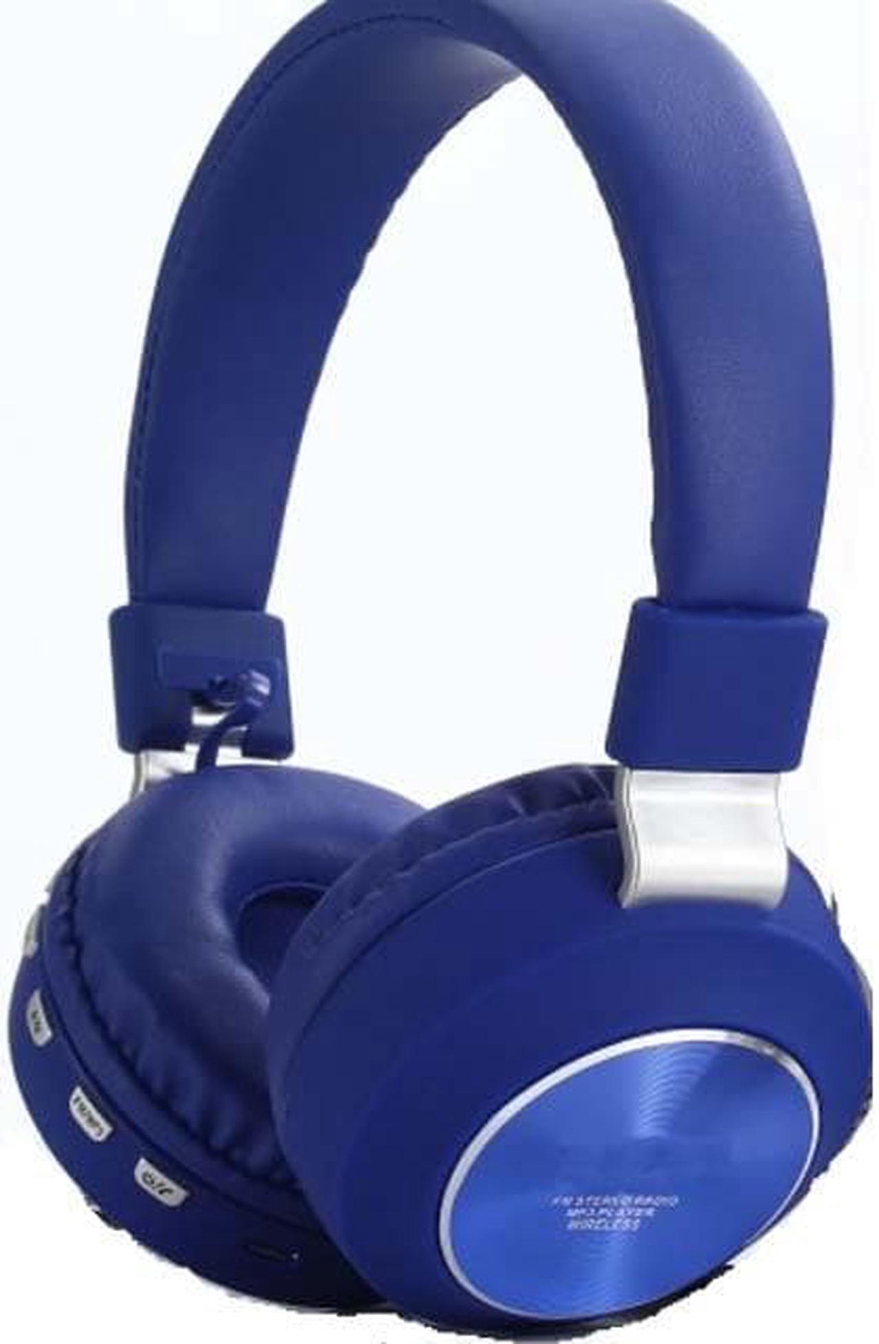 BHS-001BL - HEADPHONE WIRELESS ON-EAR BLUE BLUETOOTH WITH MIC 32R 50MW