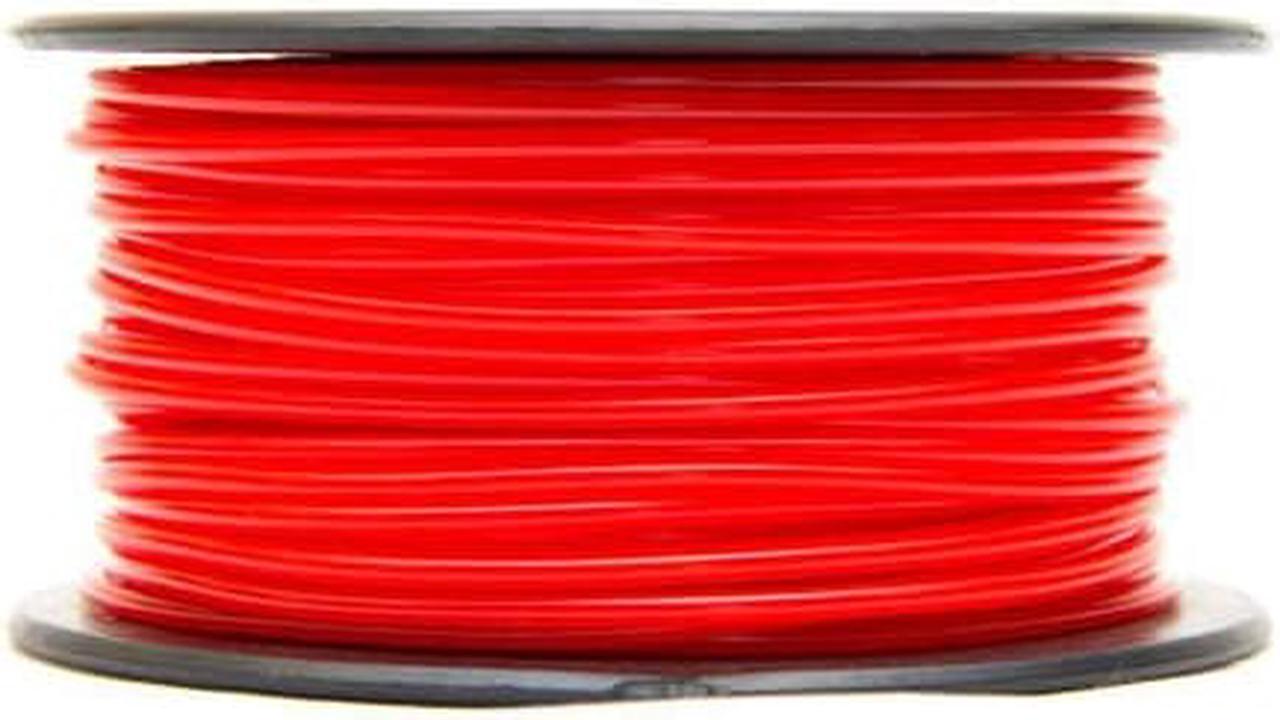 ABS30RE5 - 3D FILAMENT ABS RED 3MM 0.5KG 1.25IN CENTER HOLE