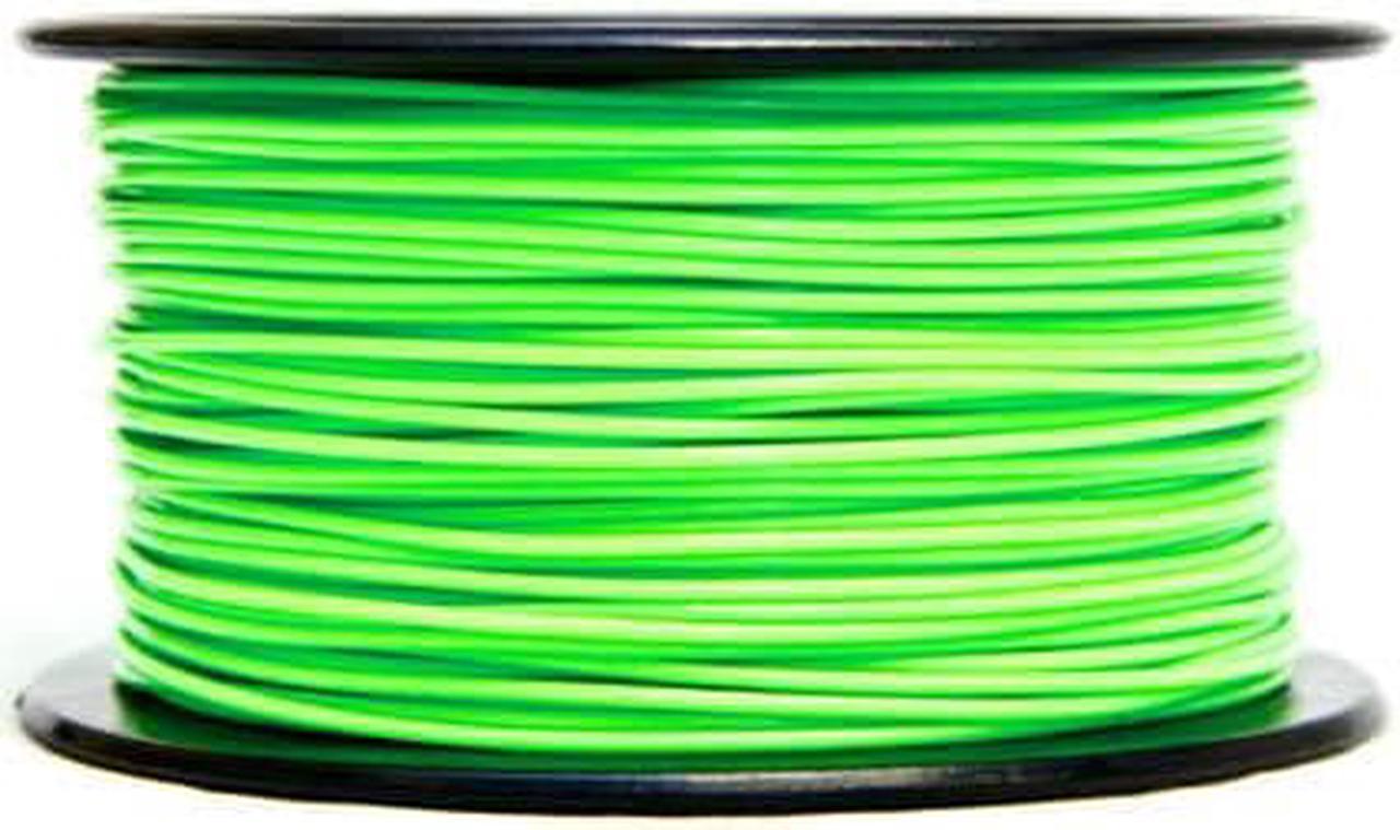 PLA30GR25 - 3D FILAMENT PLA GREEN 3MM 0.25KG 1.20IN CENTER HOLE