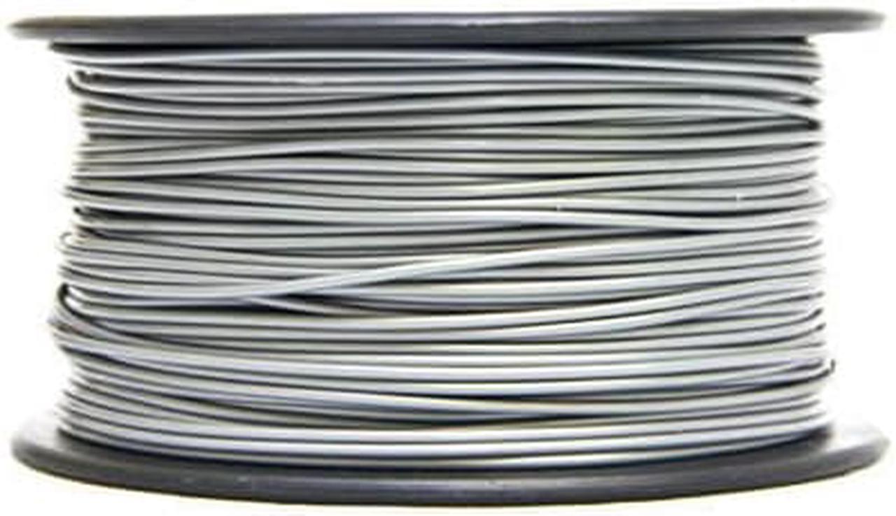 PLA30SI25 - 3D FILAMENT PLA SILVER 3MM 0.25KG 1.20IN CENTER HOLE