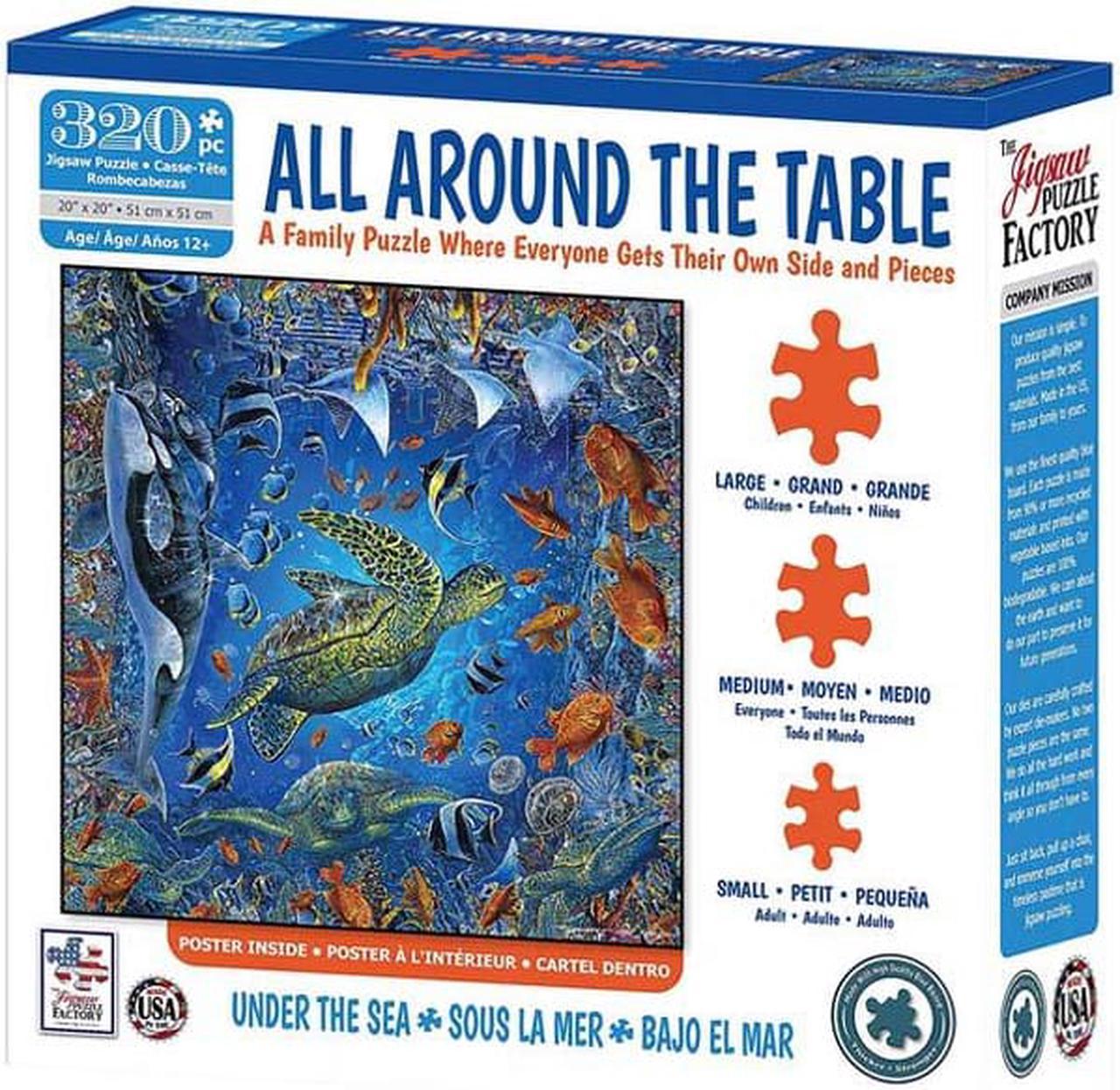 77322 - JIGSAW PUZZLE UNDER THE SEA 20X20IN 320PCS