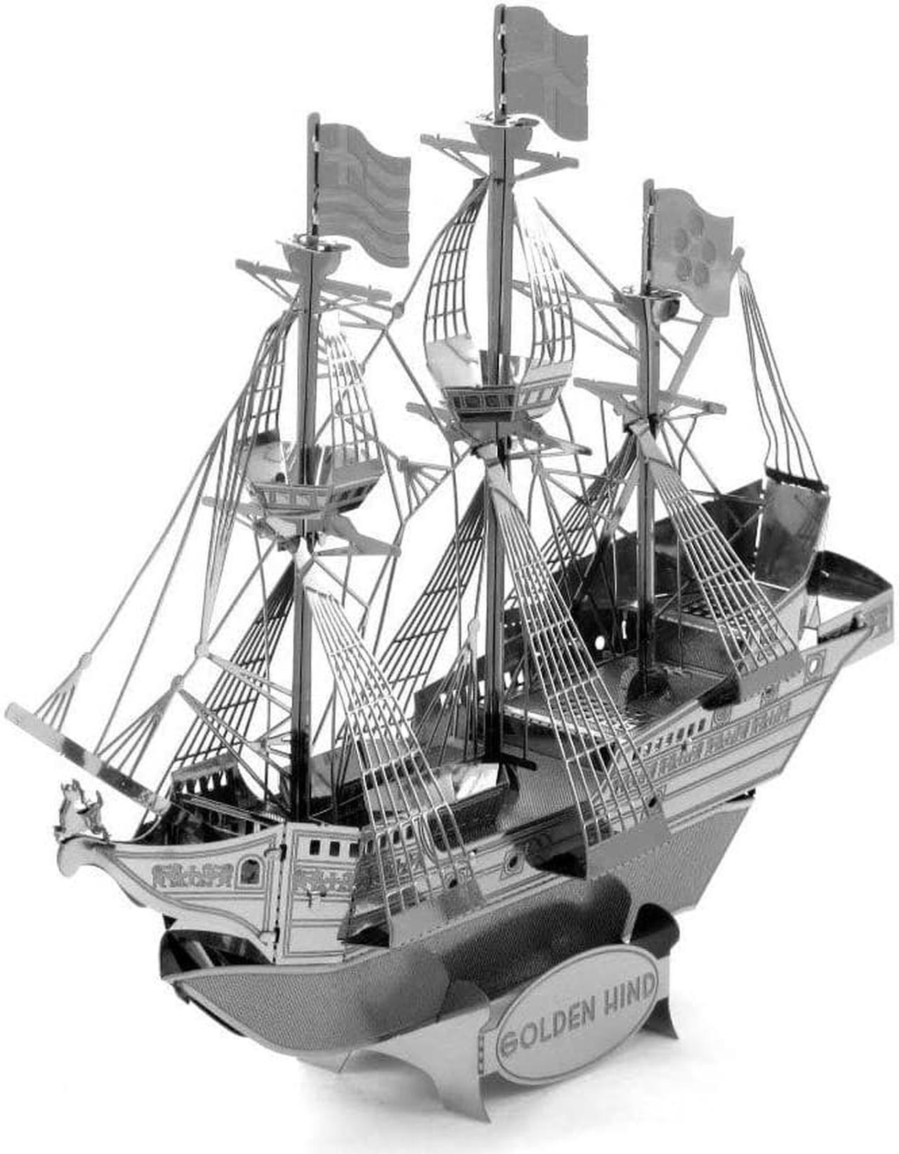 MMS049C1 - GOLDEN HIND 3D LASER CUT MODEL 2SHEETS