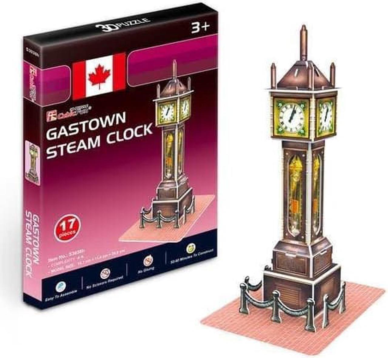 S3038H - GASTOWN STEAM CLOCK 3D PUZZLE