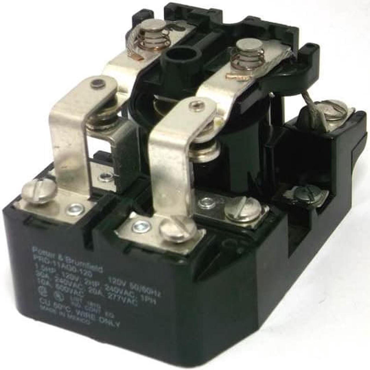 PRD-11AG0-120 - RELAY AC 120V 2P2T 30A 8P SCREW 30A/240VAC 20A/277VAC 10A/600VAC