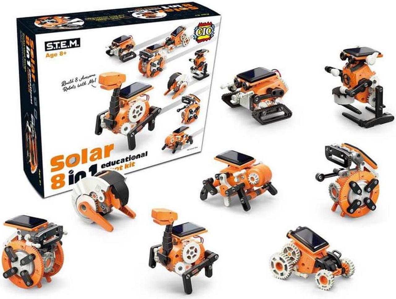 CIC21-619 - SOLAR EDUCATIONAL ROBOT KIT 8 in 1