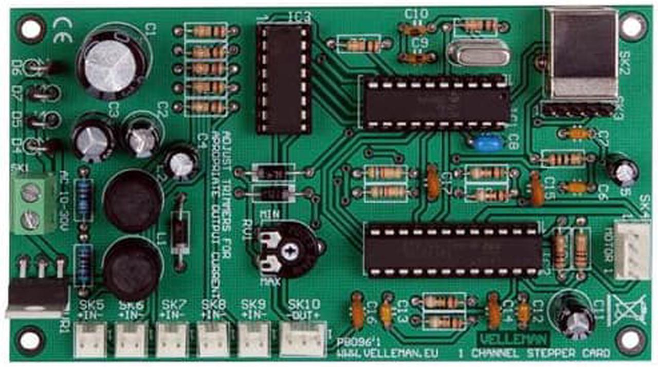 K8096 - STEPPER MOTOR CARD USB 1 CHANNEL