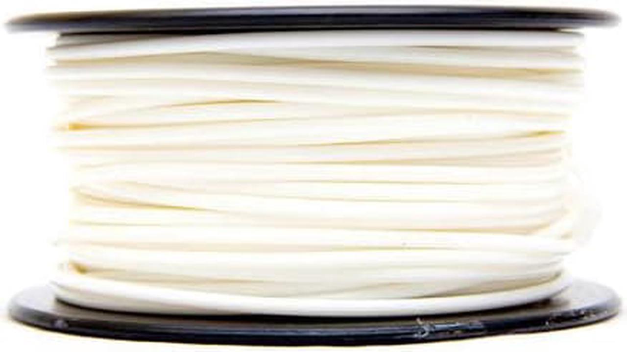 PLA17WH1 - 3D FILAMENT PLA WHITE 175MM. 1KG 1.5IN CENTER HOLE