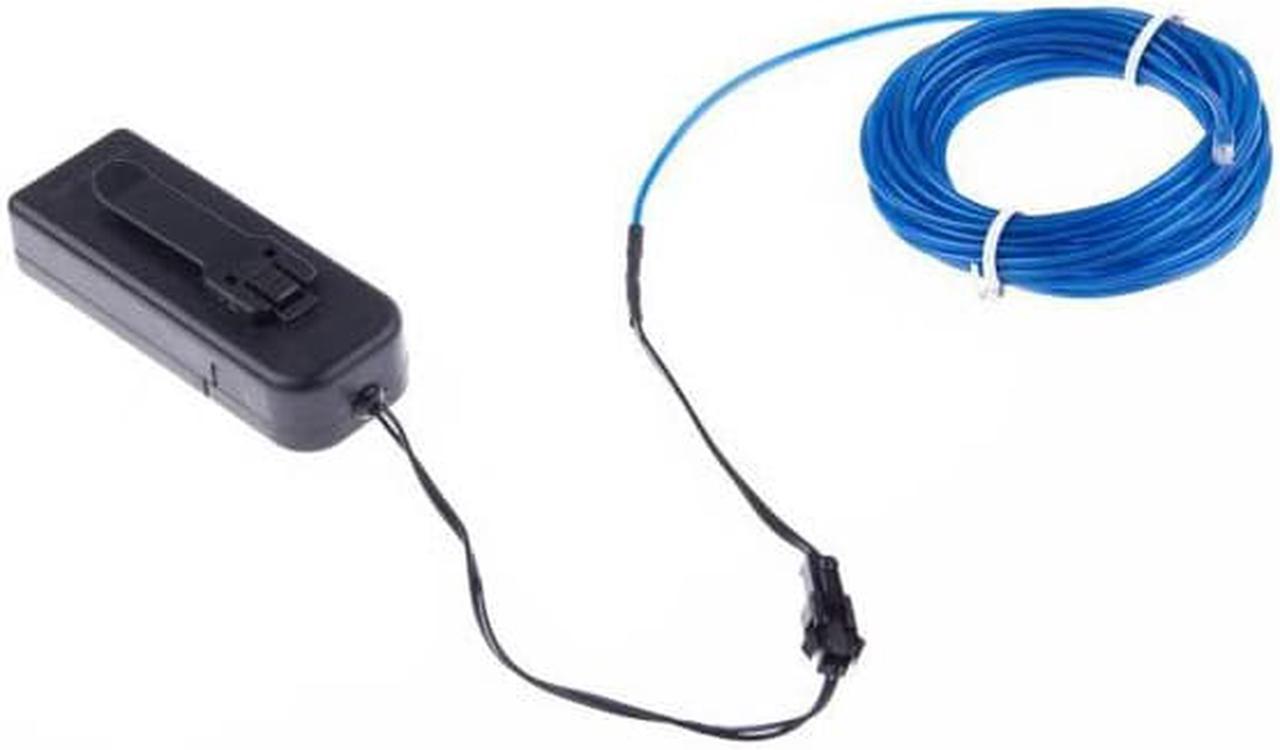 02941 - EL WIRE BLUE 2.3MM 3M WITH 3V BATTERY PACK INVERTER