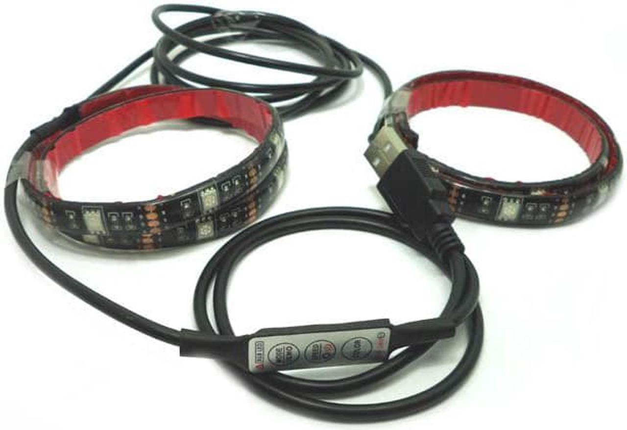 41360 - LED FLEXIBLE STRIP RGB USB 2 10.75IN STIPS W/6FT CABLE