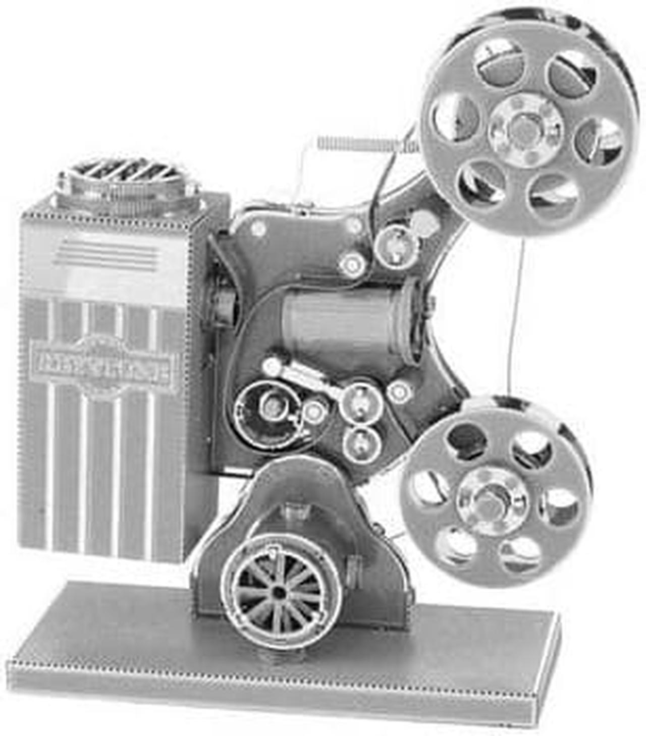 MMS088 - MOVIE FILM PROJECTOR TWO SHEET 3D METAL MODEL KIT