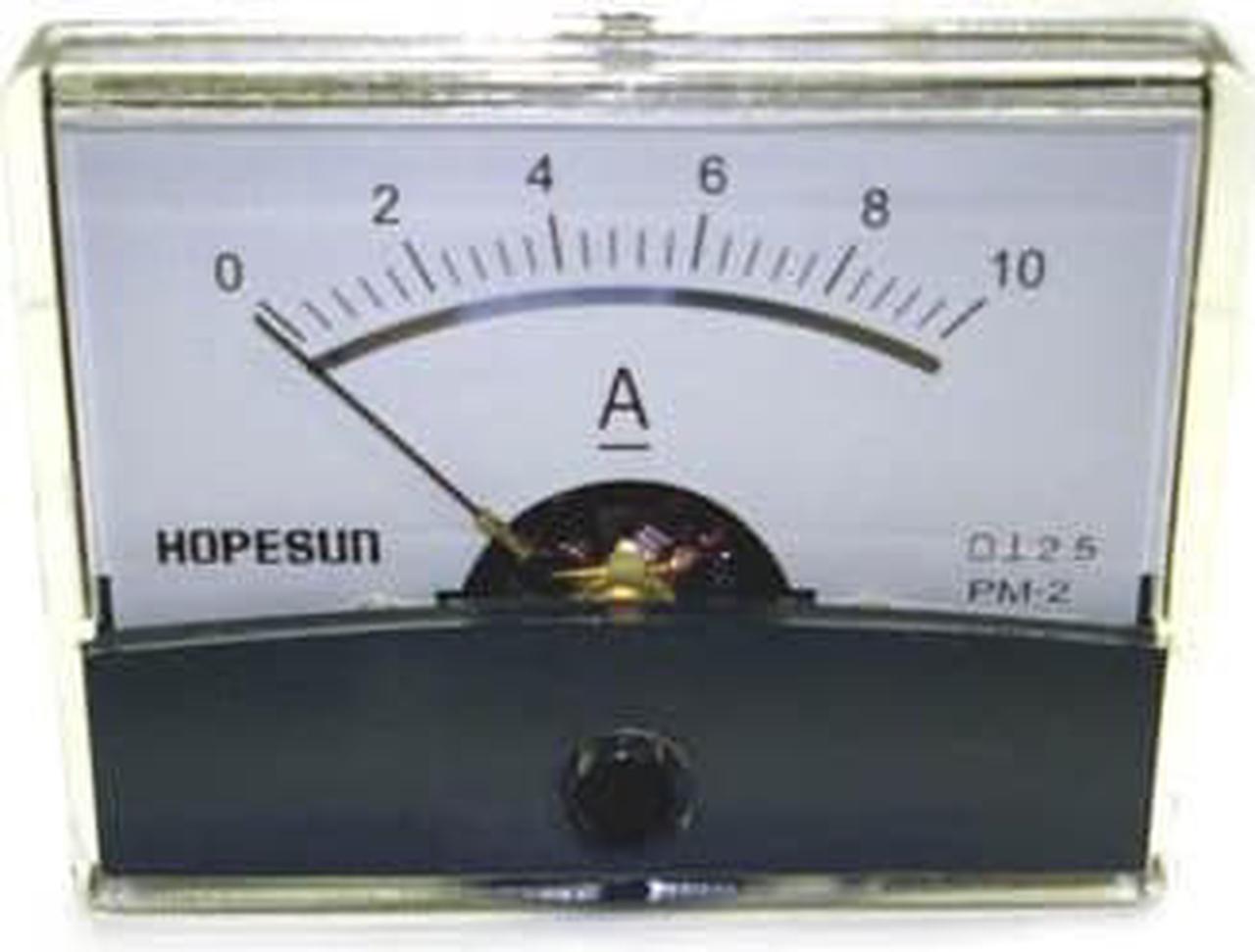 AIM6010A - PANEL METER DC 0-10AMP 2.4X1.9IN