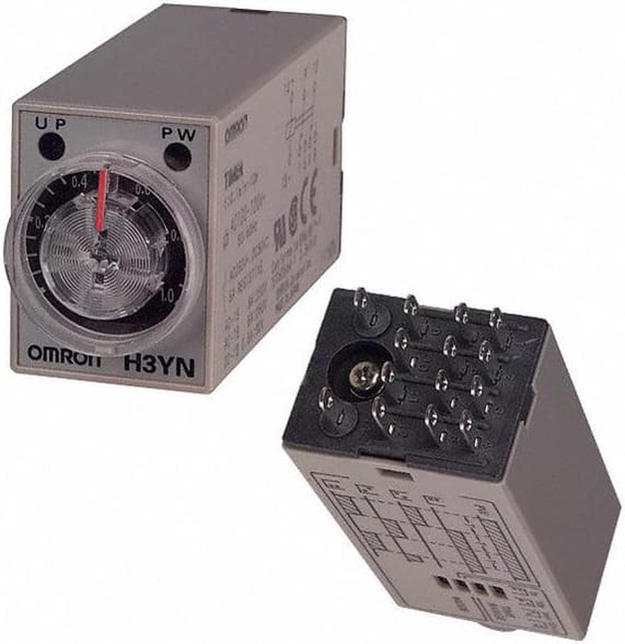 H3YN-4-DC24 - TIMER DC 24V PROG 1S-10MIN 4P2T 14P SKT 3A/250VAC