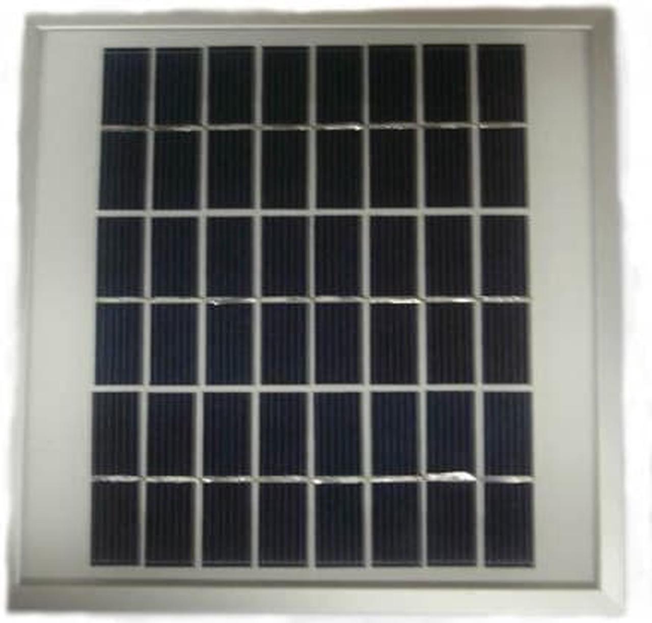 GPET12-2 - SOLAR PANEL 12V 250MA 3W 7X7IN FRAME BOX GLASS