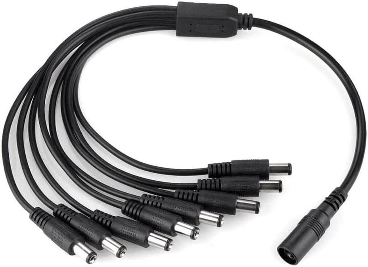 BCC4008 - CAMERA POWER SPLITTER CABLE 1 FEM TO 8 MALE/2.1X5.5MM