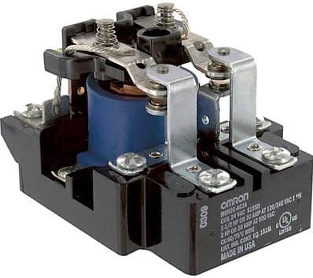 MGN2C-AC240 - RELAY AC 240V 2P2T 30A SQUARE 30A/120VAC/240VAC 20A/600VAC