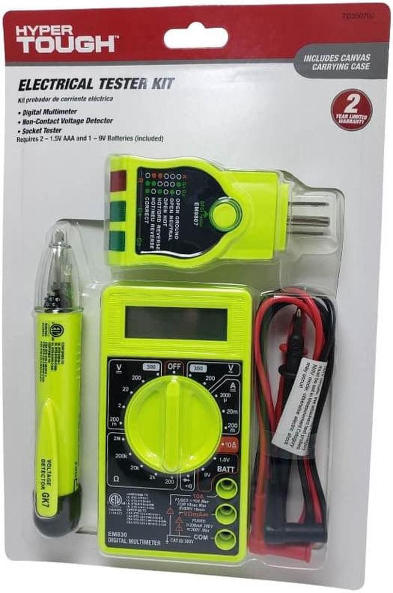 TD35070J - TESTER ELECTRICAL KIT MULTIMETER VOLTAGE DETECTOR SOCKET TESTER