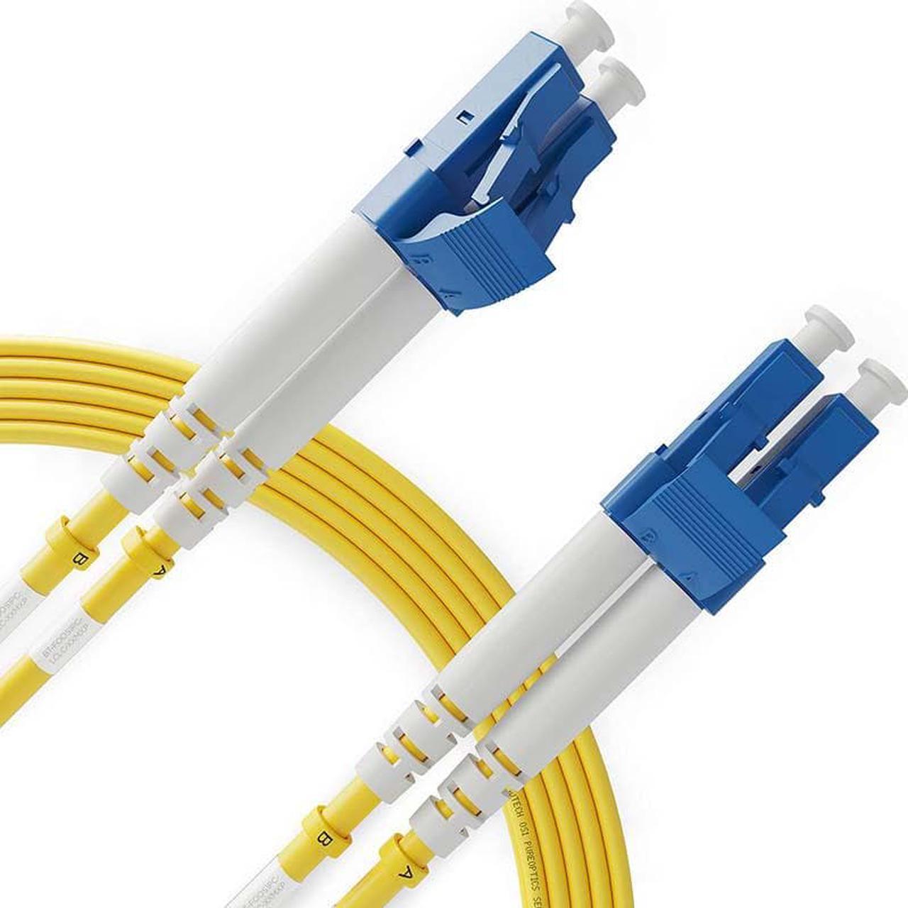 CFOS-LCLC10M - FIBER OPTIC PATCH CORD LC-LC 10M 9/125 DUPLEX SINGLE MODE YELLOW