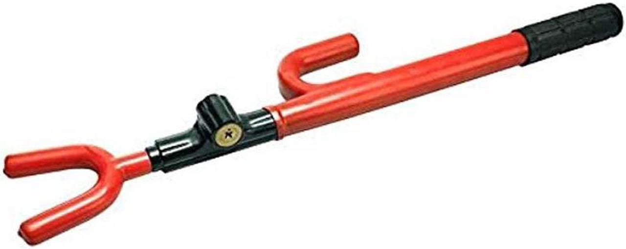 LO-5207 - STEERING WHEEL LOCK WITH KEY CAR ANTI THEFT SECURITY