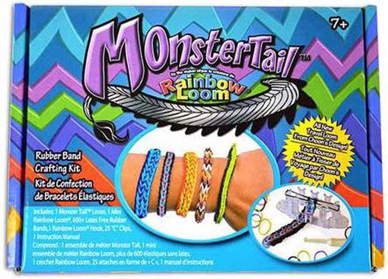 00568 - RAINBOW LOOM-MONSTER TAIL RUBBER BAND CRAFTING KIT