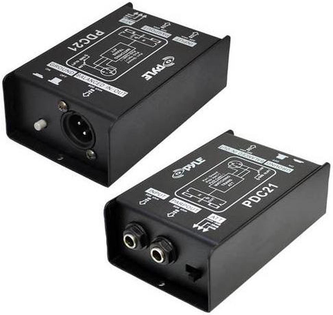 PDC21 - AUDIO CONVERTER UNBALANCED TO. BALANCED IP-1/4IN MONO OP-XLR 3P