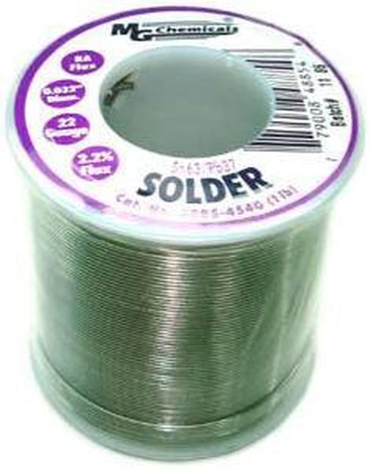 4885-454G - SOLDER WIRE 63/37 REGULAR 1LB. 22AWG 0.032IN RA CORE