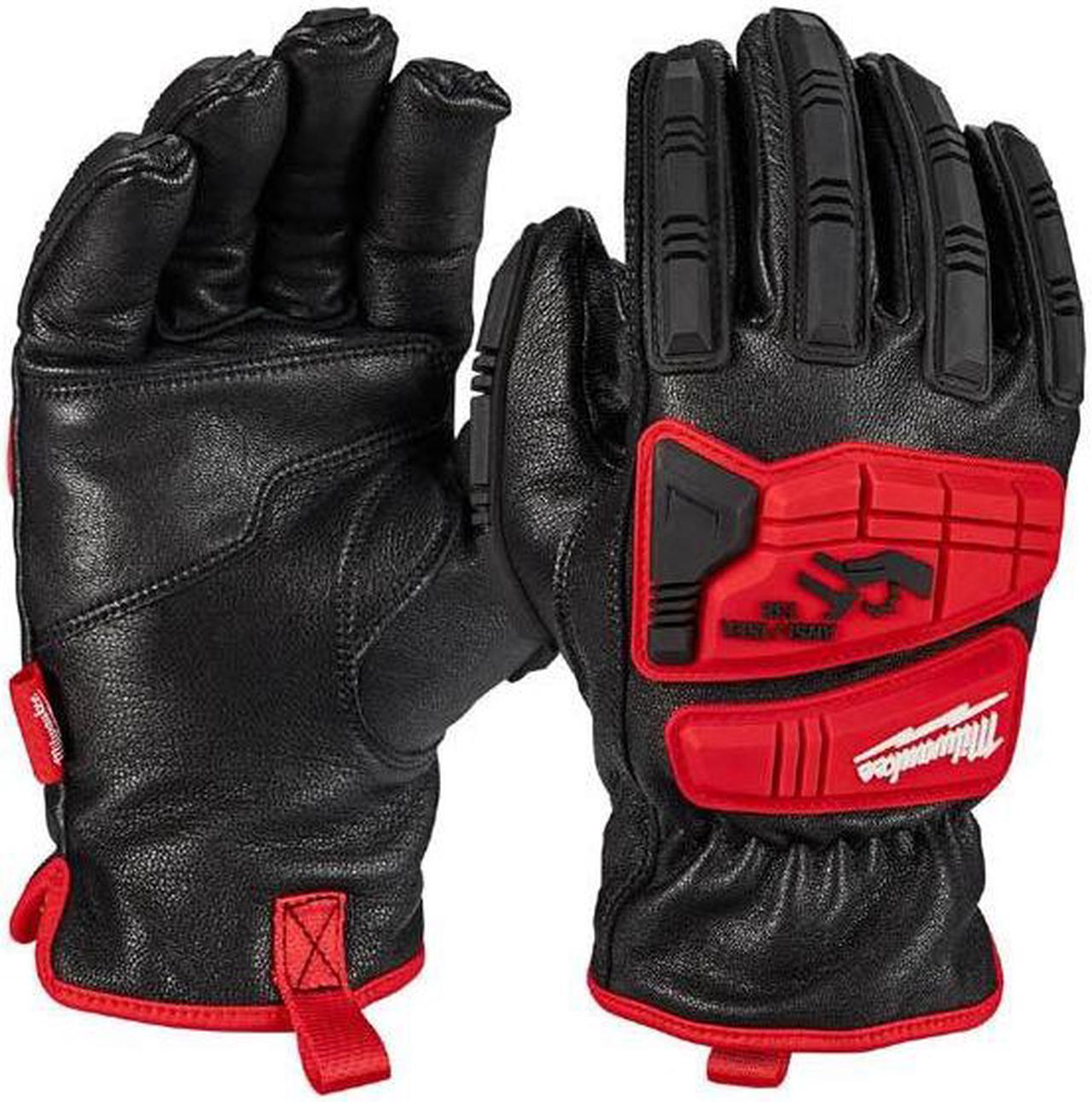 48-22-8782 - GLOVES LEATHER LARGE IMPACT PROTECTION CUT LEVEL 5