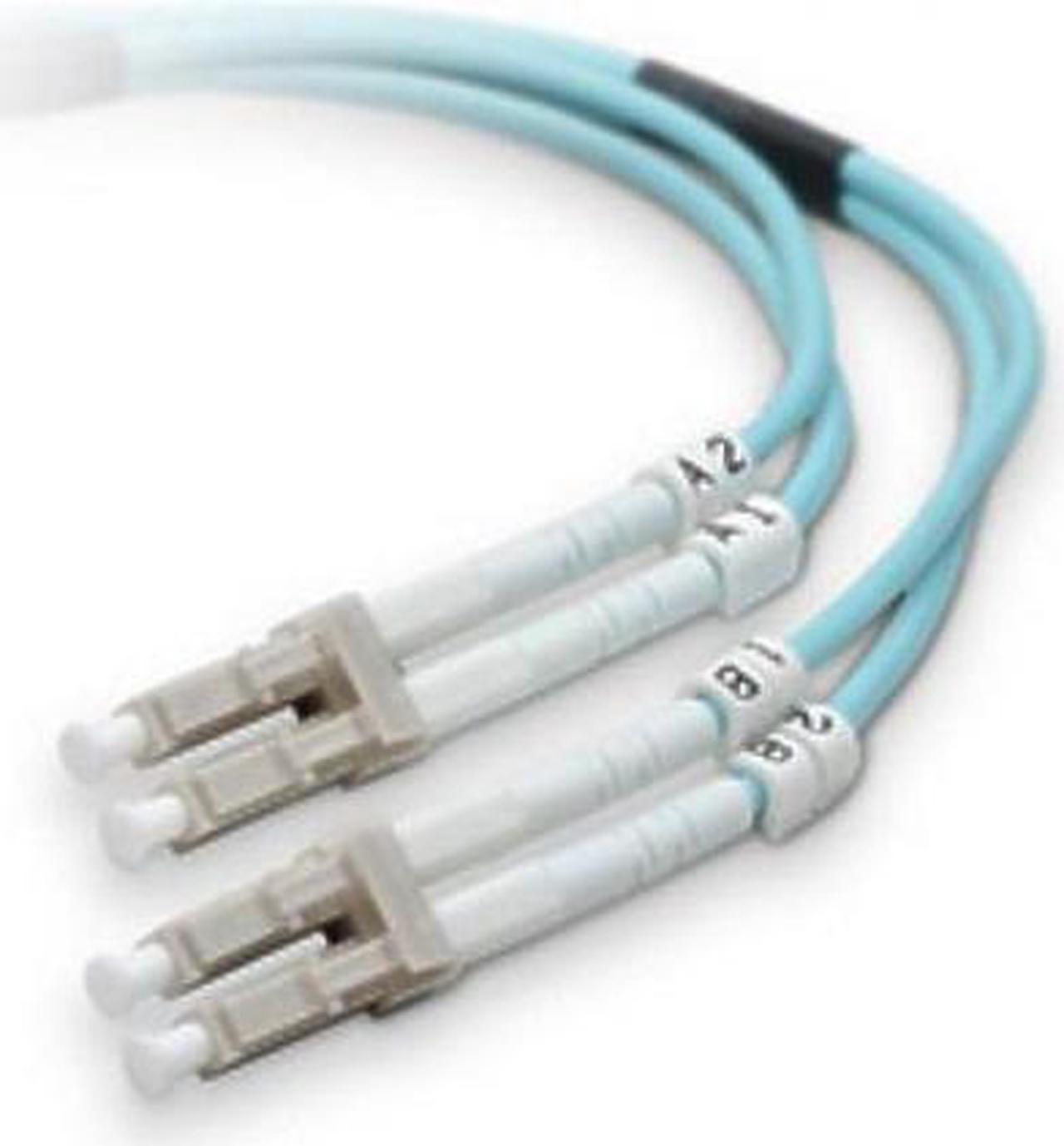 CF010-LCLC2M - FIBER OPTIC PATCH CORD LC-LC 2M OM3 10GIG MULTIMODE DUPLEX AQUA