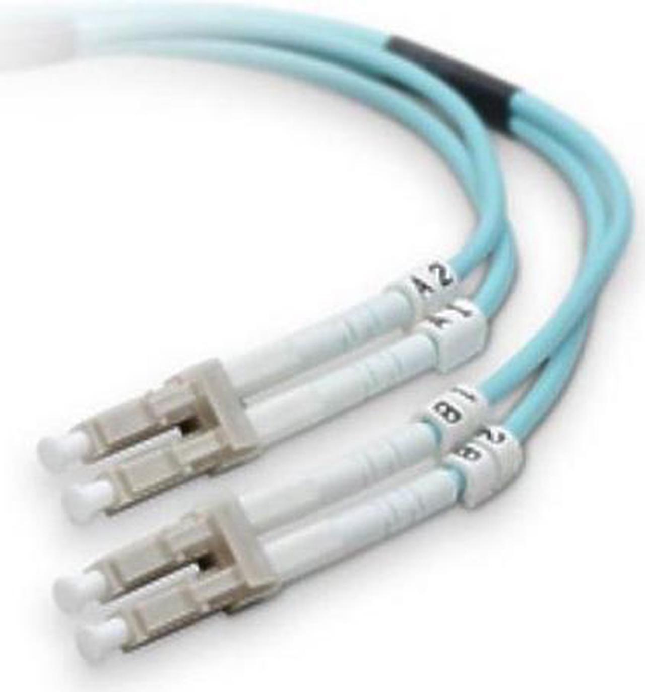 CF410-LCLC3M - FIBER OPTIC PATCH CORD LC-LC 3M OM4 10GIG MULTIMODE DUPLEX AQUA