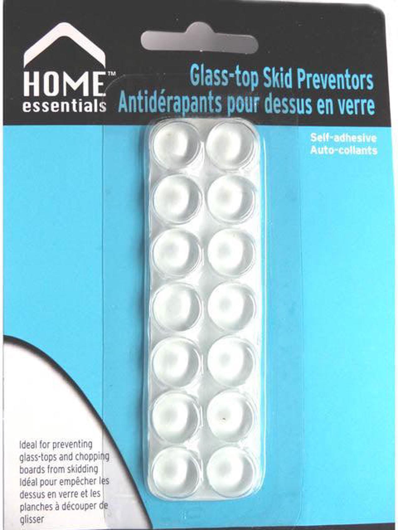 Alt view image 2 of 2 - 83381 - FEET RUBBER ROUND CLEAR 12X4MM GLASS TOP SKID PREVENTOR (14 pcs/pkg)