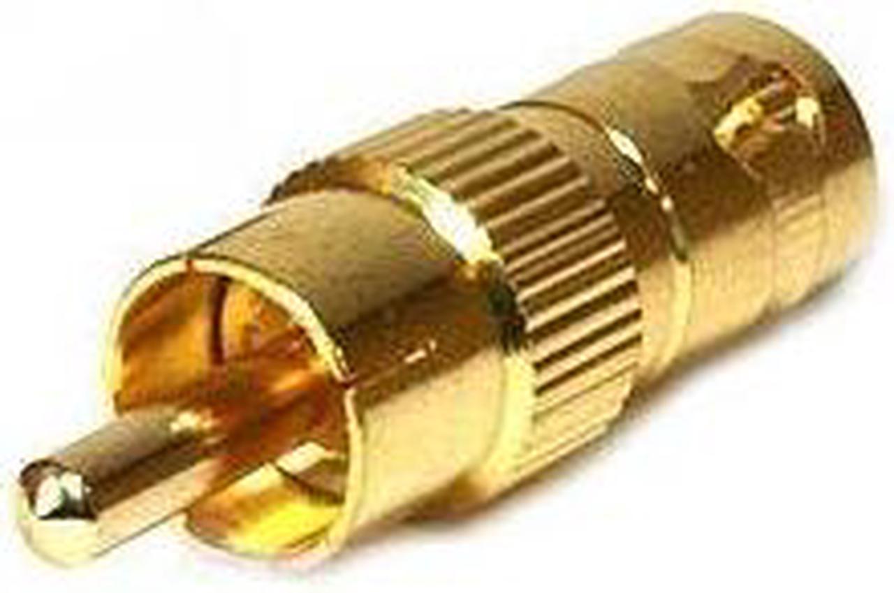 2780301 - BNC ADAPTER JACK-RCA PLUG GOLD PLATED