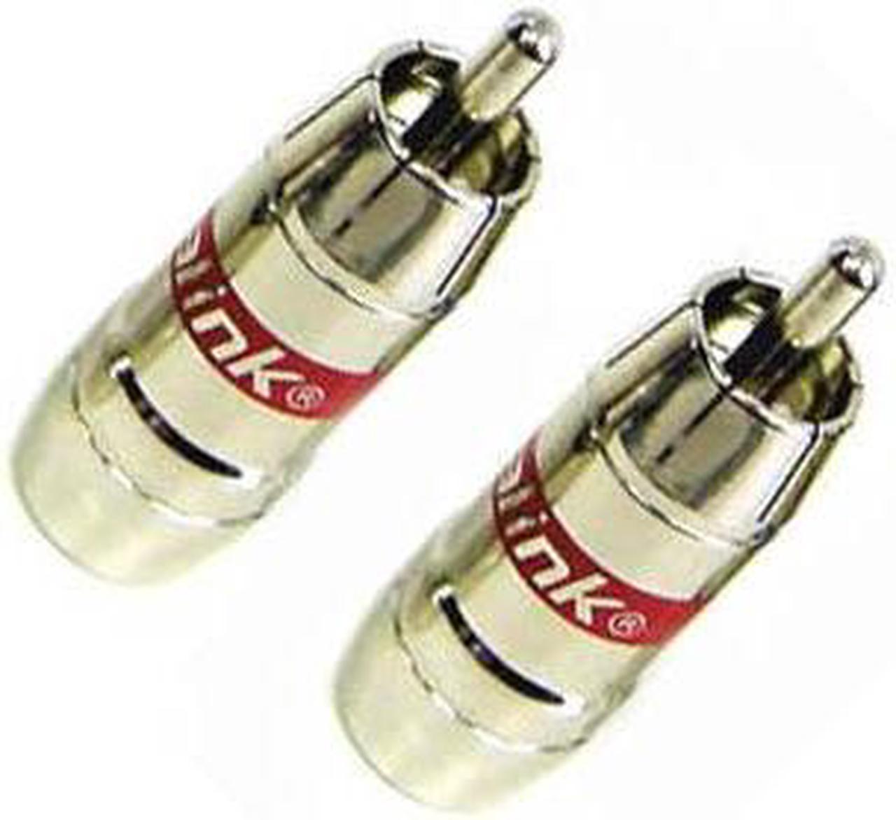 GAA-823-2 - RCA PLUG TWIST ON RG6 RED  (2 pcs/pkg)