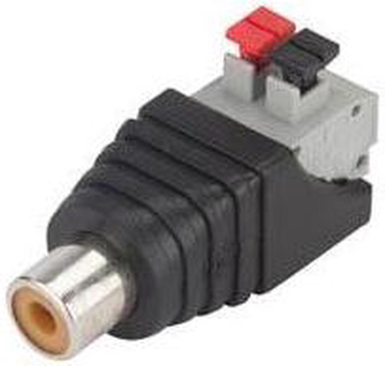 CV048 - RCA JACK TO 2P SPRING TERMINALS