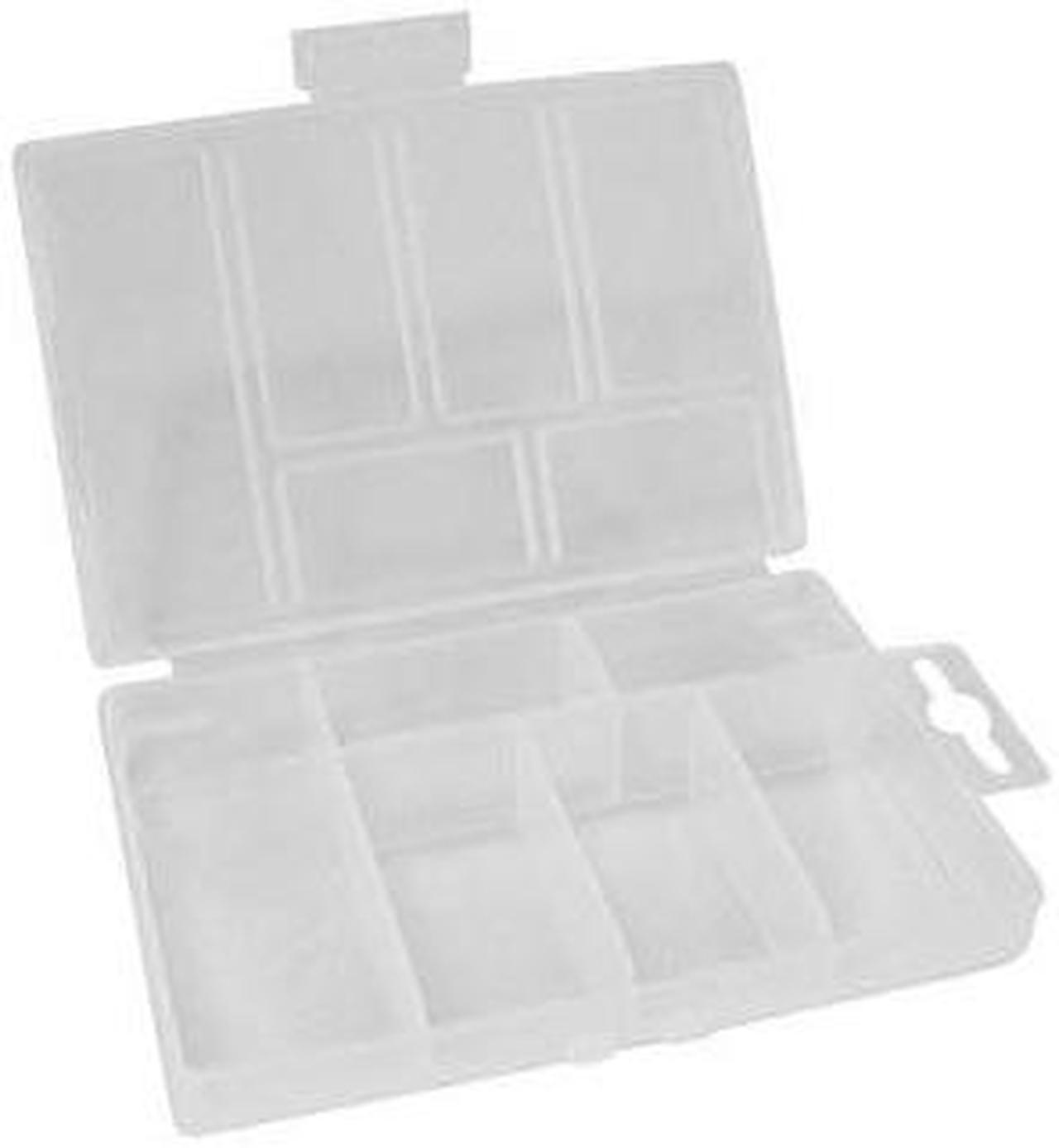 OCBR2 - COMPONENT BOX 5.3X3.3X.98IN CLEAR 6 COMPARTMENTS