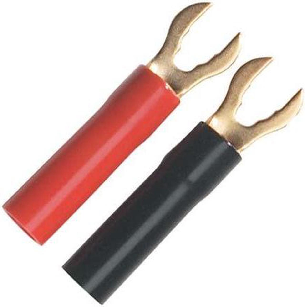 GQFE-7490 - SPADE TERM SNAP RED/BLK 12-10AWG GOLD ID:6MM WIDTH 12MM