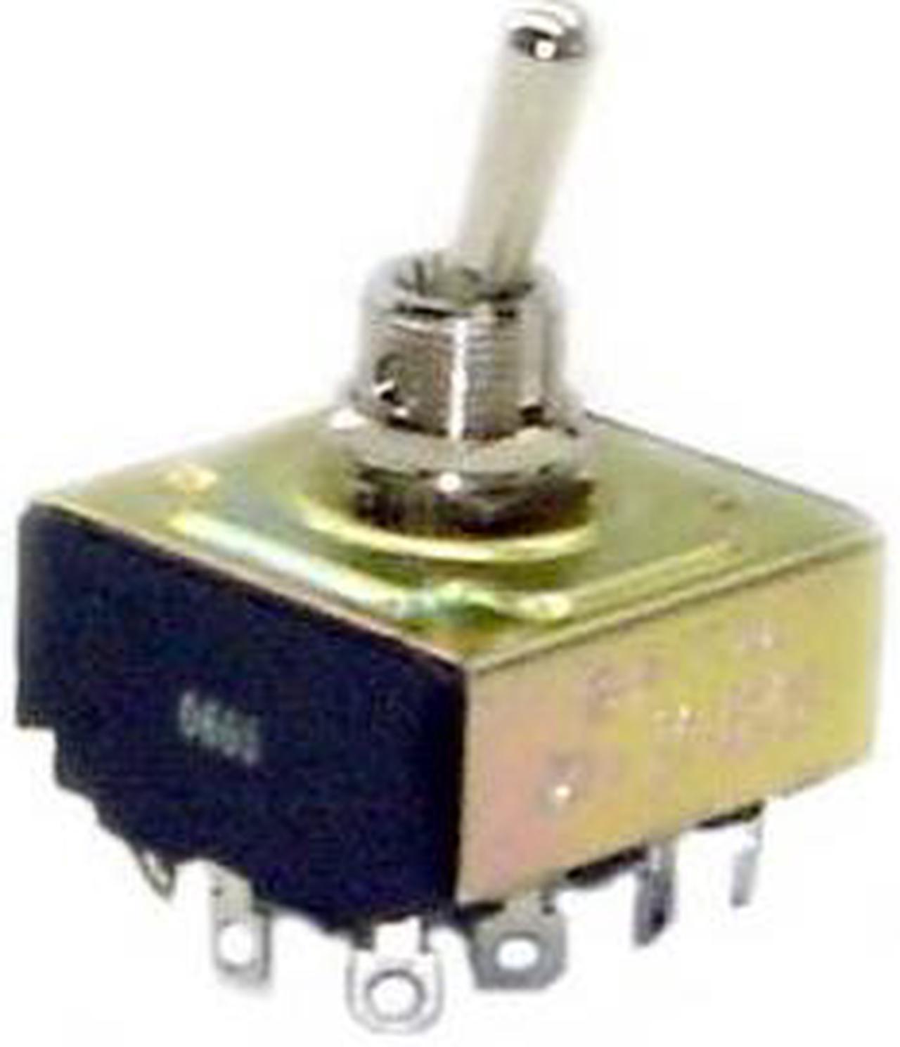 7920012 - TOGGLE SWITCH 4P2T 16A ON-NONE- ON 125VAC TH SOL 12MM HOLE