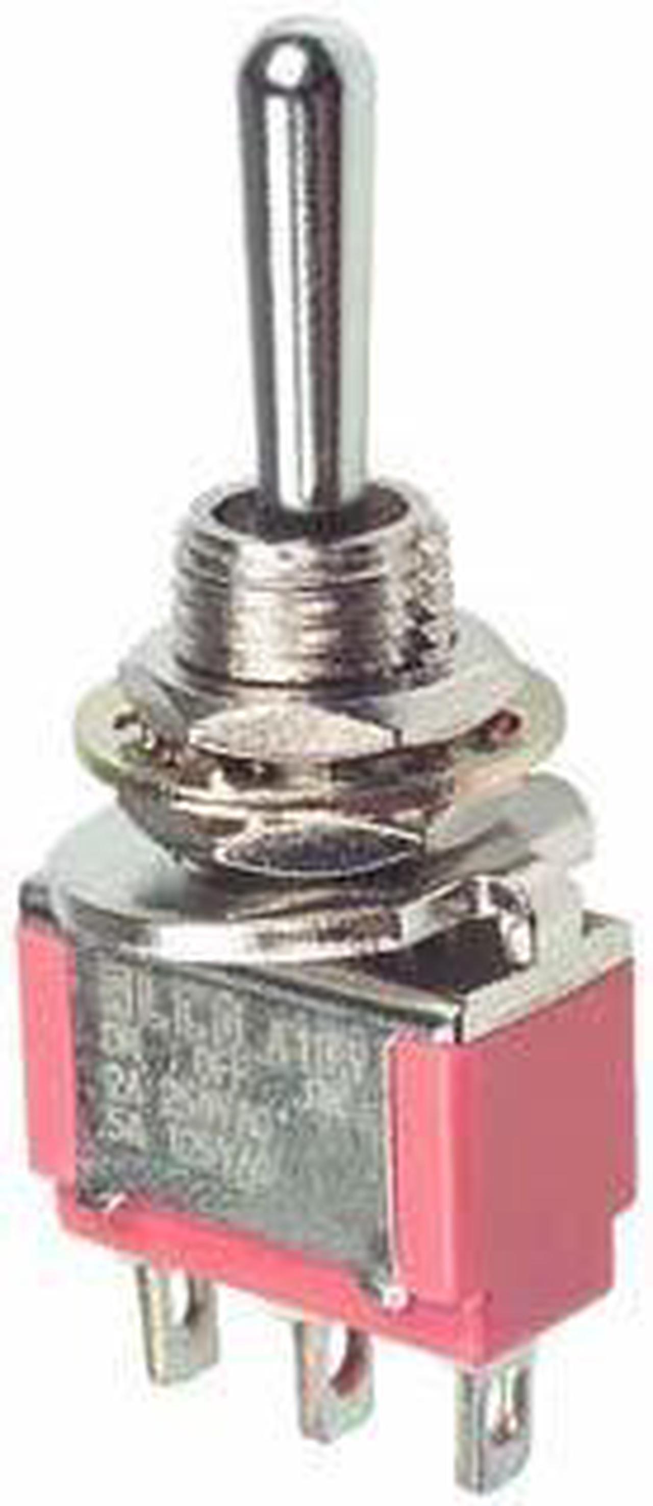 TTA-105S - TOGGLE SWITCH MOM 1P2T 5A ON-OFF -(ON) 125VAC TH SOL 6MM HOLE