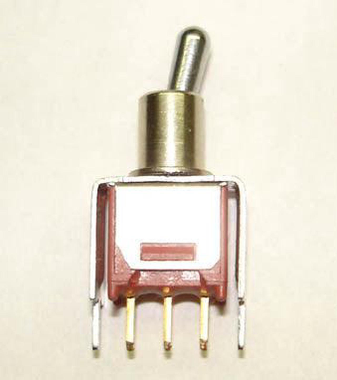 T101MY9V3BE - TOGGLE SWITCH 1P2T 20MA ON-NONE- ON 20V UNTH PCST 5MM HOLE