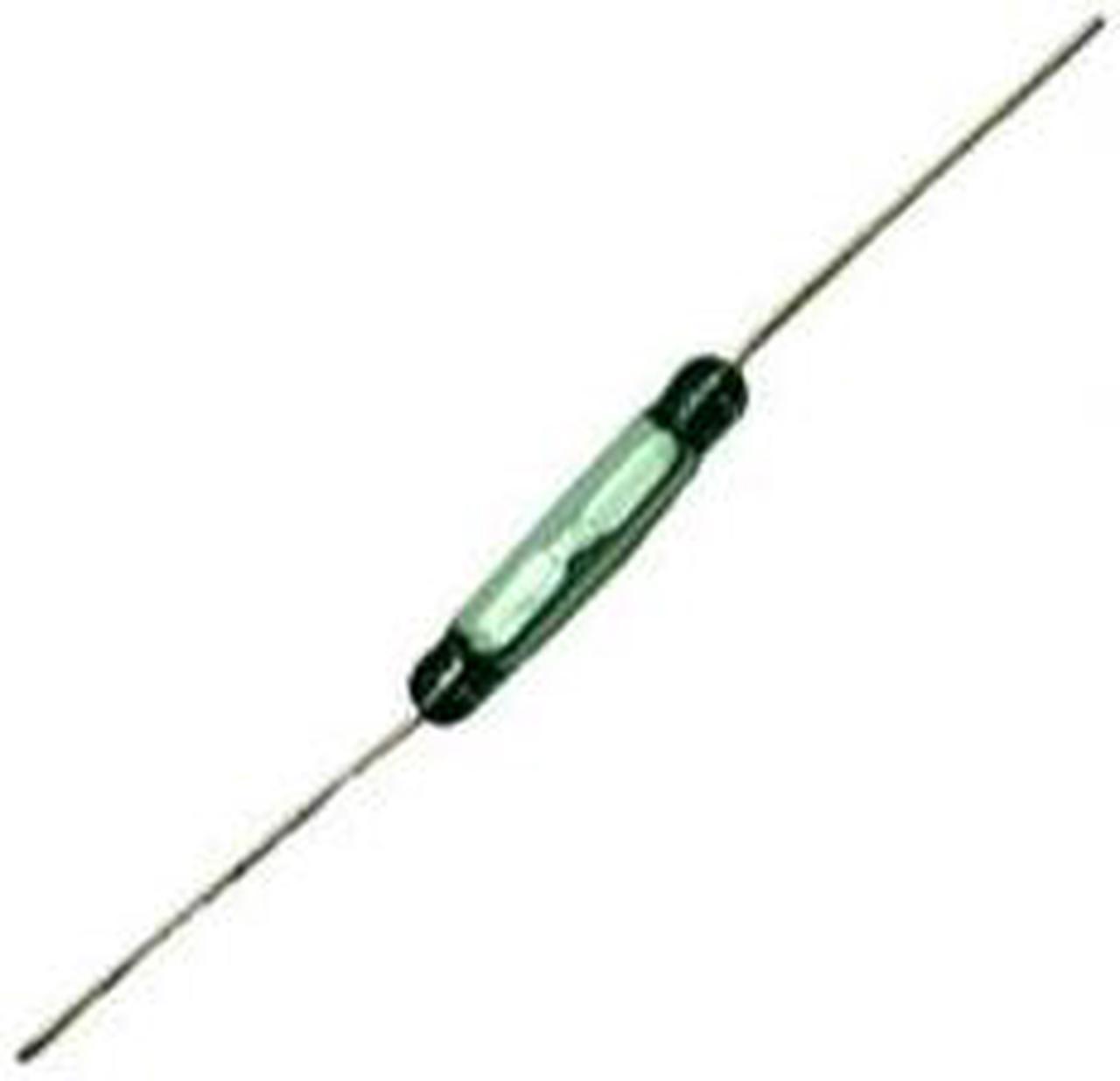 870172 - REED SWITCH 1P1T NO 2X13MM GLASS BODY AXIAL LEAD 0.5A@100VDC