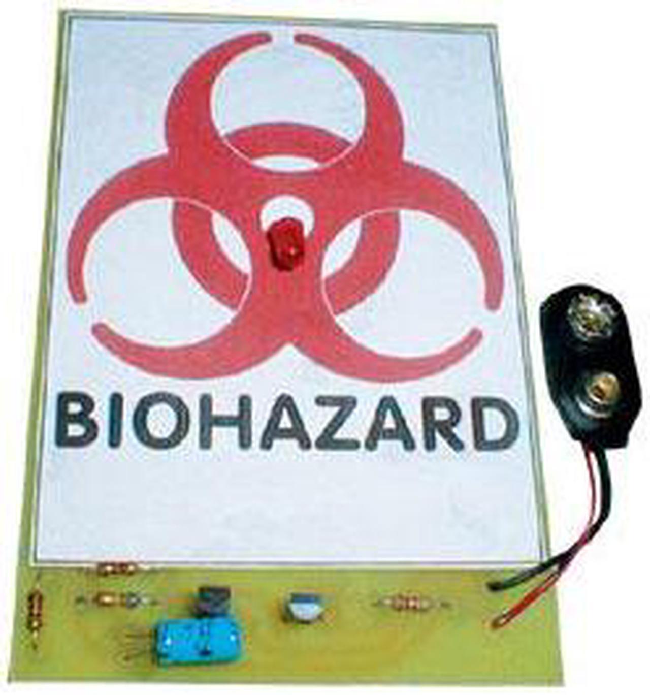 C6770 - BIO-HAZARD SIGN - FLASHING LIGHT