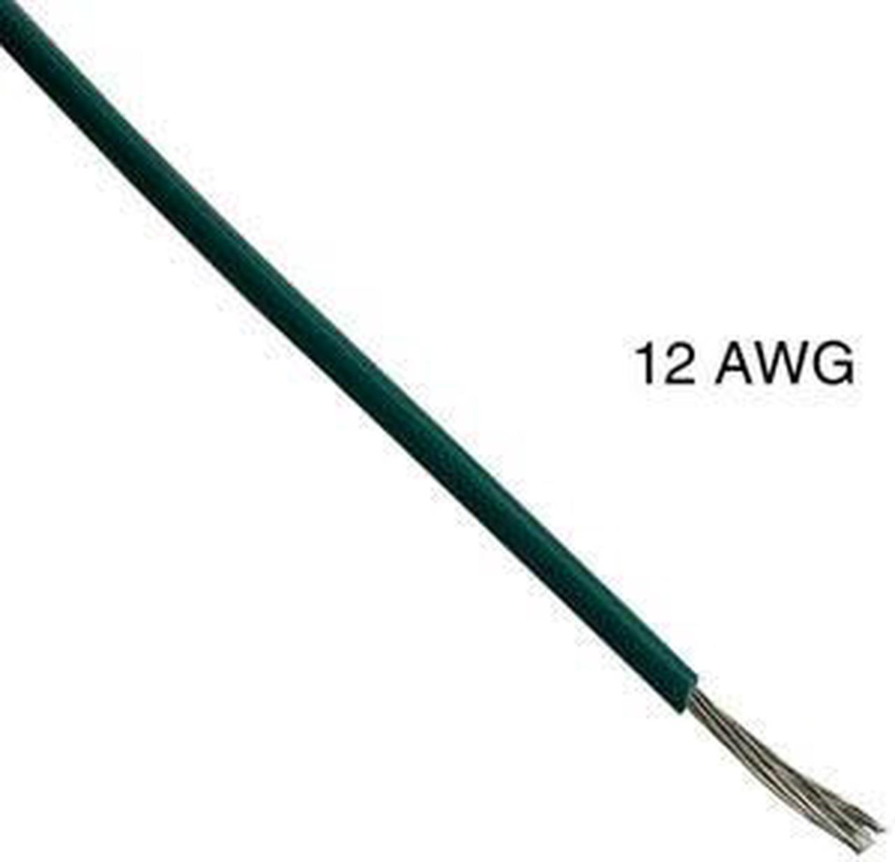 T0818-21-06 - WIRE STRANDED 12AWG 100FT GREEN TC PVC