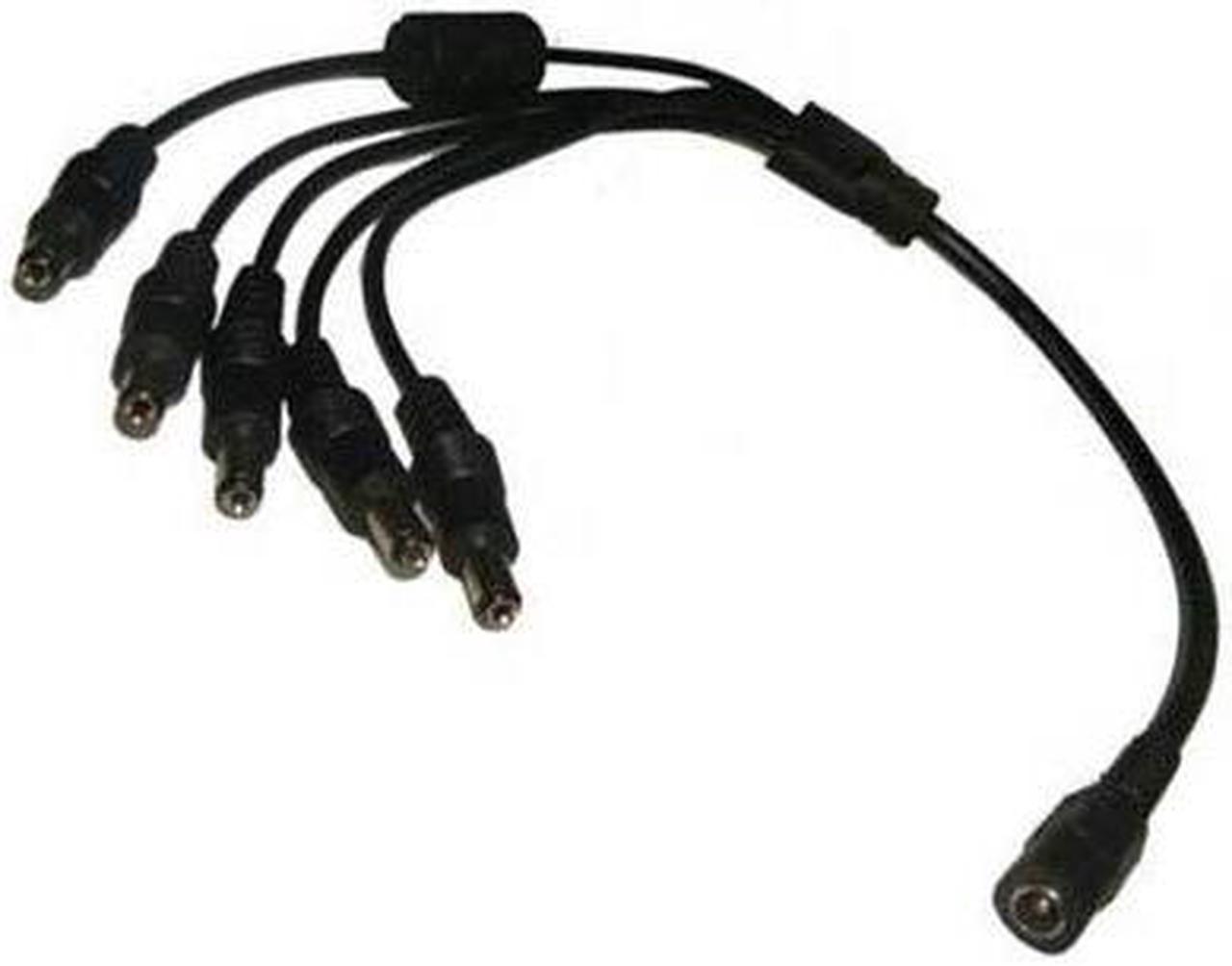 90506 - CAMERA POWER SPLITTER CABLE 1 FEM TO 5 MALE/2.1X5.5MM