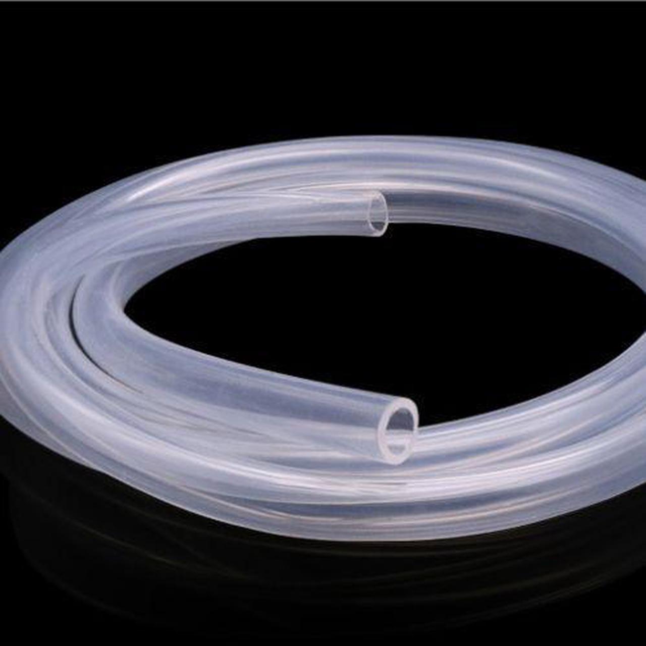 3721-ZB4 - TUBING CLEAR SILICONE 8MM ID 10MM OD 3.28FT FOOD GRADE HOSE