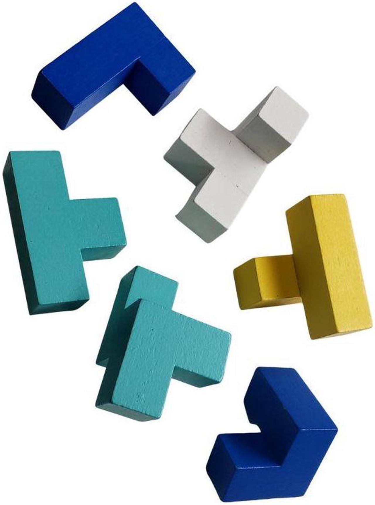 AWD013 - WOOD BLOCK INTERLOCKING PUZZLE