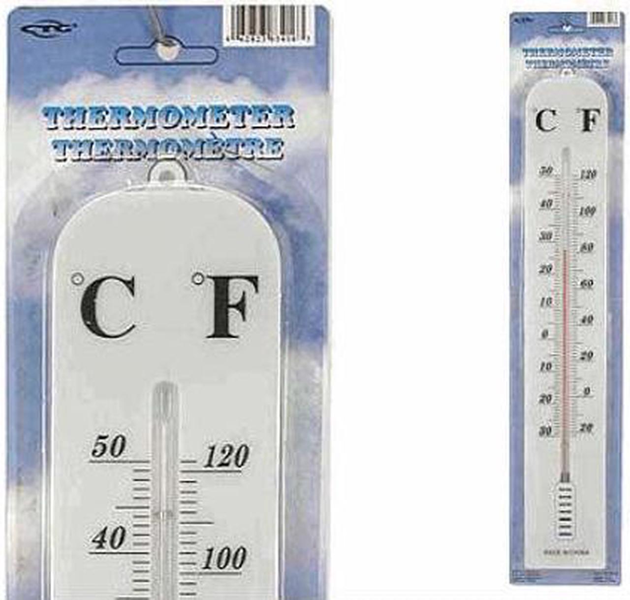 83416 - THERMOMETER -28 TO 50C MANUAL 15IN CELSIUS/FAHRENHEIT INDOOR