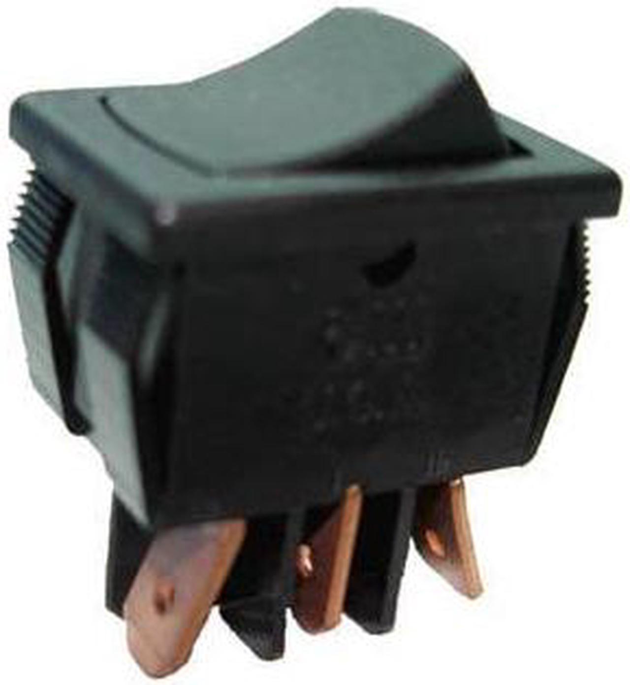 SHC-1400B - ROCKER SWITCH 1P2T 8A ON-NONE-ON 125VAC QT 13X20MM BLK