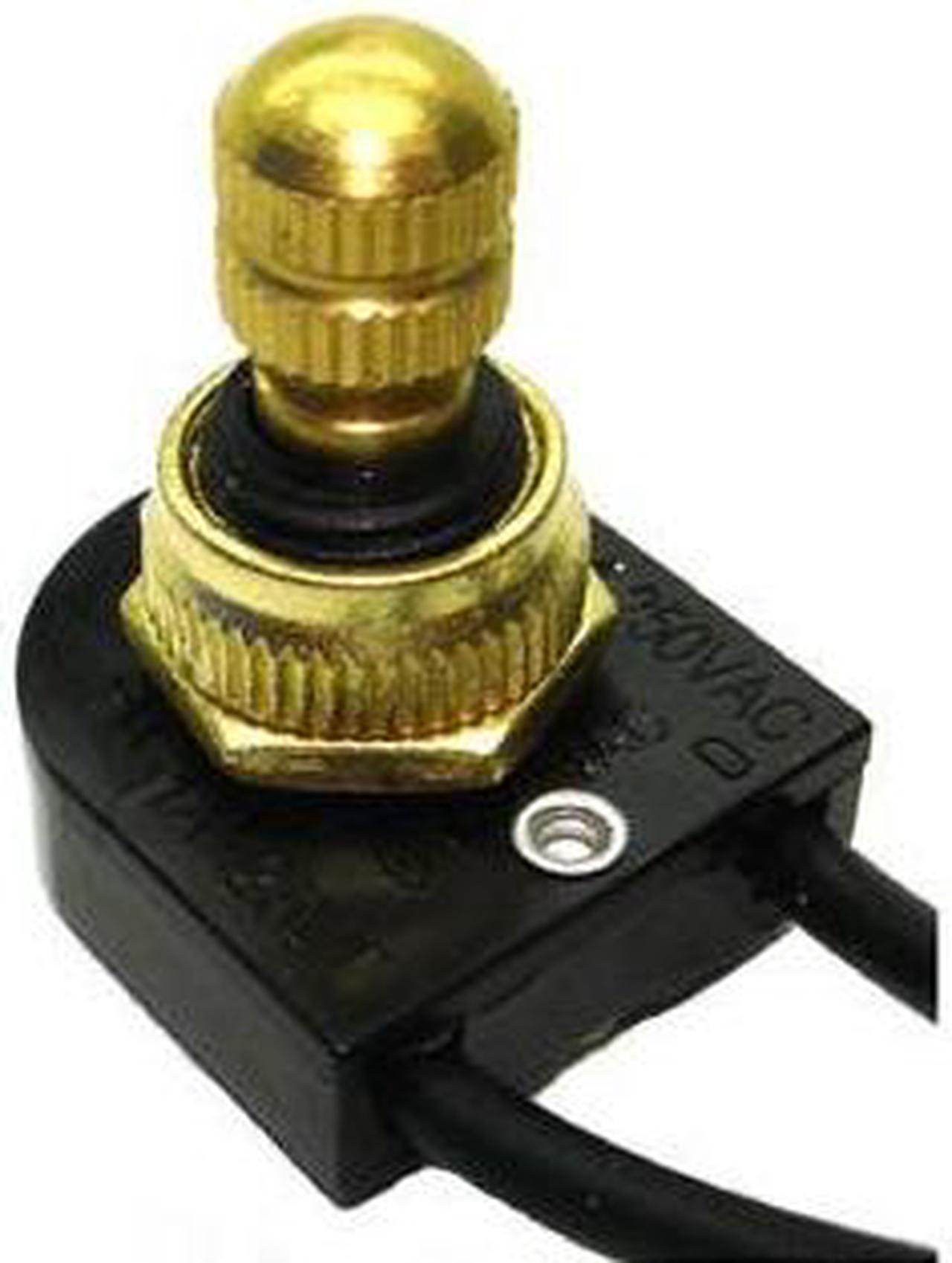 RS-01A-DP - ROTARY SWITCH 1P1T NON-SHORTING 6A/125VAC WIRE AND CONTROL KNOB