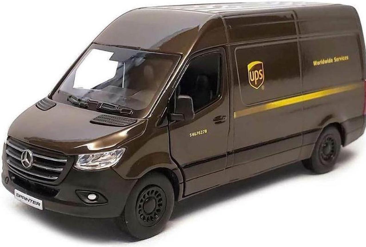 03-PBUM01 - UPS MERCEDES VAN 5IN PULL BACK KT5426