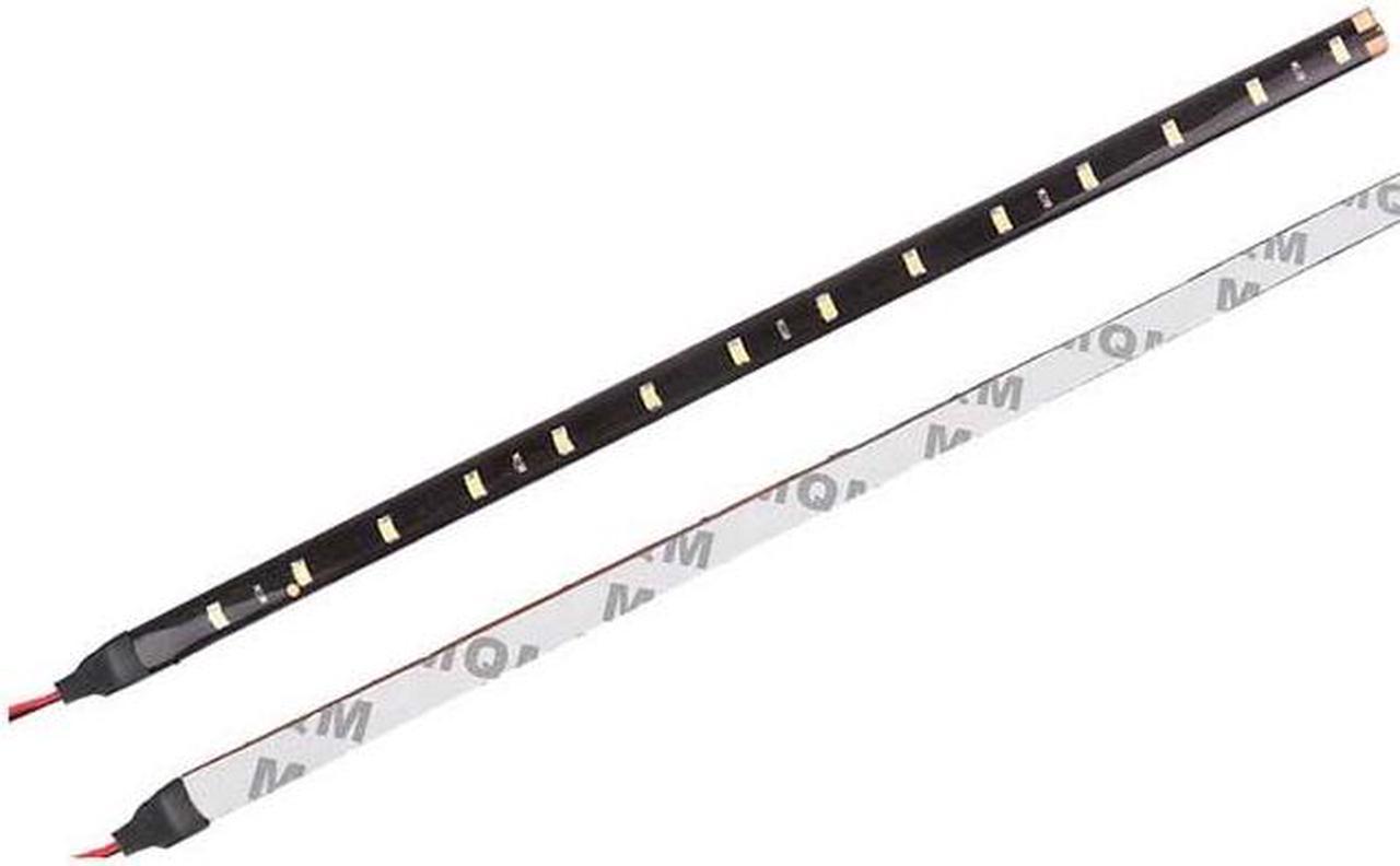 BKZK-0165 - LED FLEXIBLE STRIP WHITE 11.8IN 12V 3528 SMD WATERPROOF ADHESIVE