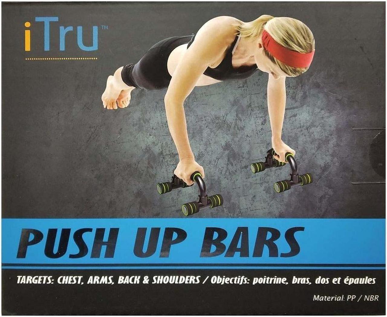 IT-2105 - PUSH-UP BARS ASSORTED COLORS 1PAIR/SET